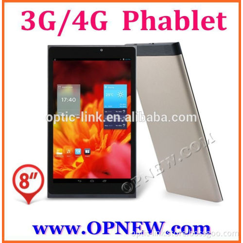 OEM high end 8 inch 4G LTE phablet android 5.1 lollipop octa core tablet pc high resolution IPS touch screen